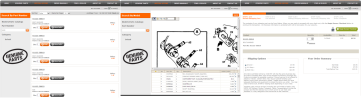 EzParts Electronic Parts Catalog Online Dealer Stores Screen Shot